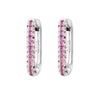 Heavy Industry Micropaved Zircon Earrings Copper Plated With Real Gold Geometric Light Luxury Style For Women Seiko