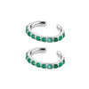 Heavy Industry Micropaved Zircon Earrings Copper Plated With Real Gold Geometric Light Luxury Style For Women Seiko