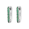 Heavy Industry Micropaved Zircon Earrings Copper Plated With Real Gold Geometric Light Luxury Style For Women Seiko