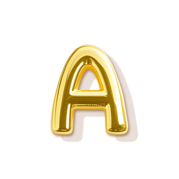 High End Copper Letter Pendant With Glossy Electroplated Finish Simple Versatile Alphabet Charm For Necklaces And Bracelets