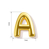 High End Copper Letter Pendant With Glossy Electroplated Finish Simple Versatile Alphabet Charm For Necklaces And Bracelets