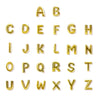 High End Copper Letter Pendant With Glossy Electroplated Finish Simple Versatile Alphabet Charm For Necklaces And Bracelets