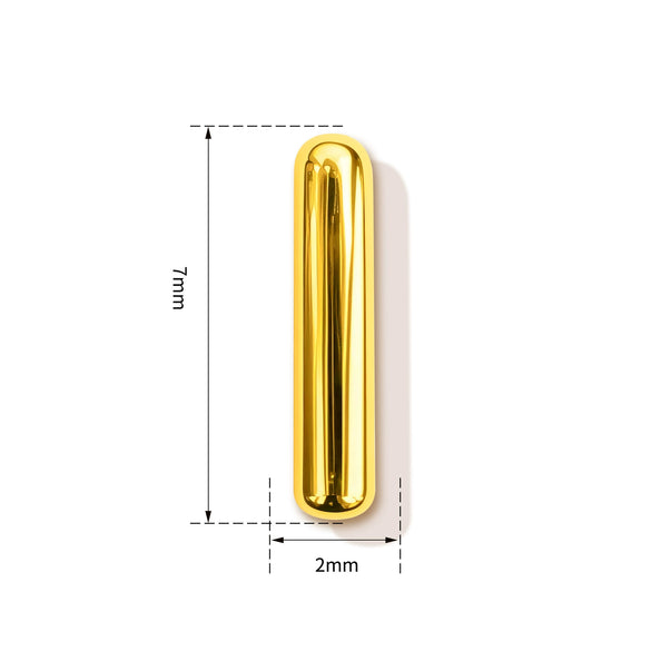 High End Copper Letter Pendant With Glossy Electroplated Finish Simple Versatile Alphabet Charm For Necklaces And Bracelets