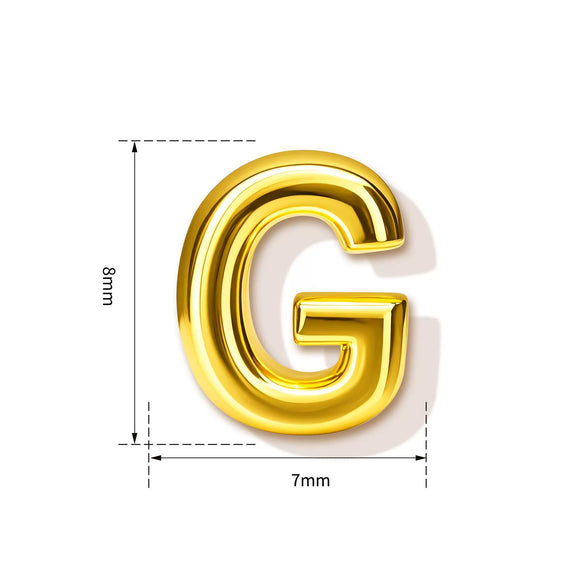 High End Copper Letter Pendant With Glossy Electroplated Finish Simple Versatile Alphabet Charm For Necklaces And Bracelets