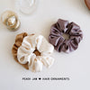 High End Handmade Satin Cloth Oversized Scrunchie Simple Elegant Hair Tie Headwear For Women