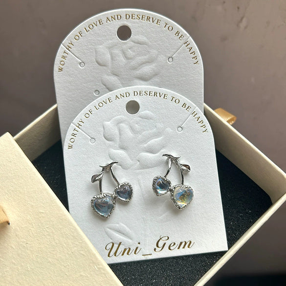 High End Jewelry Display Cardboard Packaging With Hot Stamping Logo And Stereo Rose Tissue Paper Printing
