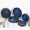 High Grade Pu Leather Jewelry Storage Box With Led Light Luminous Ring Box For Wedding Gifts Pendants And Bracelets