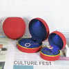High Grade Pu Leather Jewelry Storage Box With Led Light Luminous Ring Box For Wedding Gifts Pendants And Bracelets