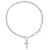 High Grade Stitching Imitation Fritillaria Pendant Necklace For Women Alloy Material Geometric Pattern Electroplating Treatment Twist Chain