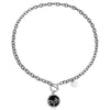 High Grade Stitching Imitation Fritillaria Pendant Necklace For Women Alloy Material Geometric Pattern Electroplating Treatment Twist Chain