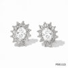 High Grade Women's Elegant Light Luxury Fashion Earrings In Heart And Geometric Shape Made Of Stainless Steel With Electroplating Design