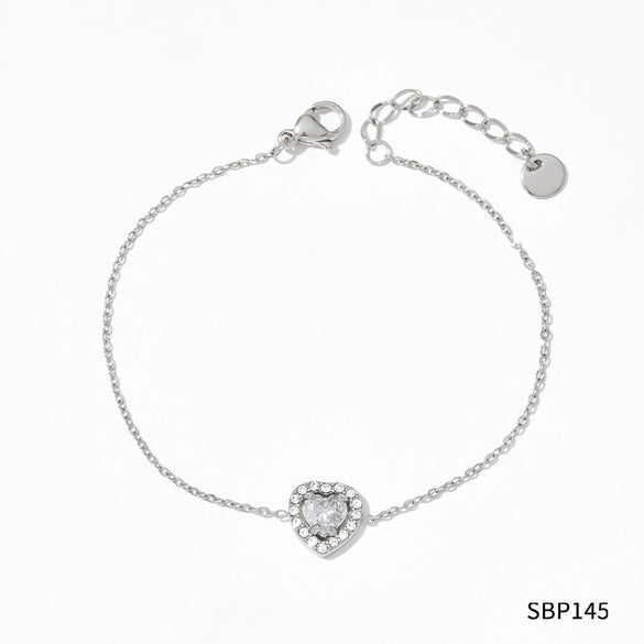 High Grade Women's Love Stainless Steel Bracelet With Geometric Pattern And Electroplating Treatment Light Luxury Niche Exquisite Zircon Jewelry For Girlfriend