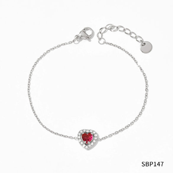 High Grade Women's Love Stainless Steel Bracelet With Geometric Pattern And Electroplating Treatment Light Luxury Niche Exquisite Zircon Jewelry For Girlfriend