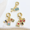 High Heels Multiaccessory Pendant Copper Geometric Electroplating Design