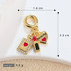High Heels Multiaccessory Pendant Copper Geometric Electroplating Design