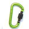 High Quality Bold 8cm D-Shaped Aluminum Alloy With Lock Carabiner Backpack Buckle