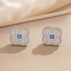 High Quality Light Luxury Copper Real Gold Electroplated Micro Earrings Necklace Ring Combination For Women