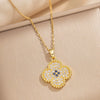 High Quality Light Luxury Copper Real Gold Electroplated Micro Earrings Necklace Ring Combination For Women