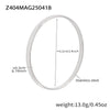 High Quality Plain Ring Bracelet Electroplated 18K Gold Stainless Steel Fashion Geometric Luxury Accessories
