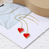 Highend Alloy Geometric Earrings For Women With Long Tassel And Butterfly Love Bird Design