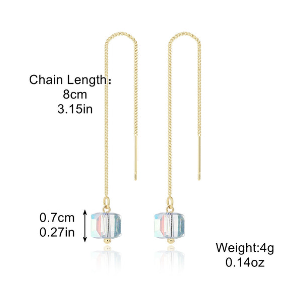 Highend Alloy Geometric Earrings For Women With Long Tassel And Butterfly Love Bird Design