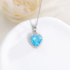 Highend Heartshaped Copper Necklace Pendant Clavicle Chain