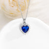 Highend Heartshaped Copper Necklace Pendant Clavicle Chain
