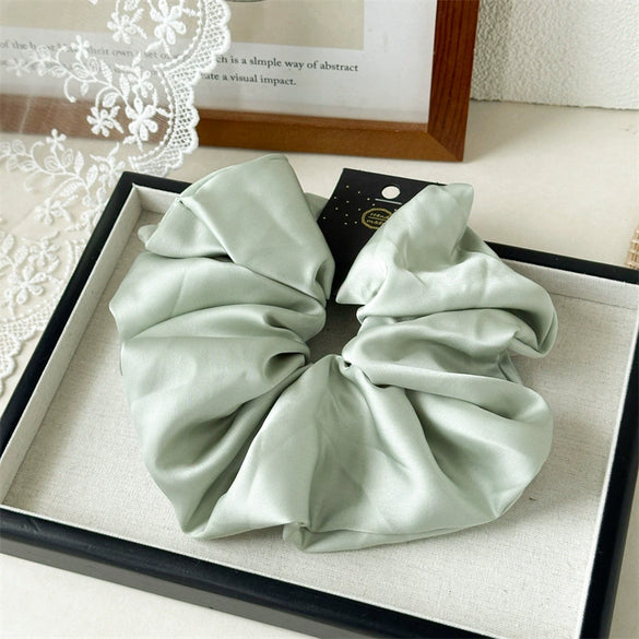 Highend Satin Handmade Hair Tie Scrunchie With High Elasticity