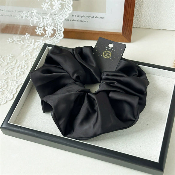 Highend Satin Handmade Hair Tie Scrunchie With High Elasticity