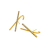 Highend Vintage Style Stainless Steel Earrings Plated With 18K And Inlaid With Zircon