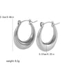Highgrade Butterfly Pearl Earrings Titanium Steel With The Crown Pattern Electroplated
