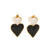 Highgrade Butterfly Pearl Earrings Titanium Steel With The Crown Pattern Electroplated