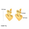 Highgrade Butterfly Pearl Earrings Titanium Steel With The Crown Pattern Electroplated