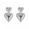Highgrade Butterfly Pearl Earrings Titanium Steel With The Crown Pattern Electroplated