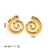 Highgrade Butterfly Pearl Earrings Titanium Steel With The Crown Pattern Electroplated