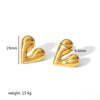 Highgrade Butterfly Pearl Earrings Titanium Steel With The Crown Pattern Electroplated
