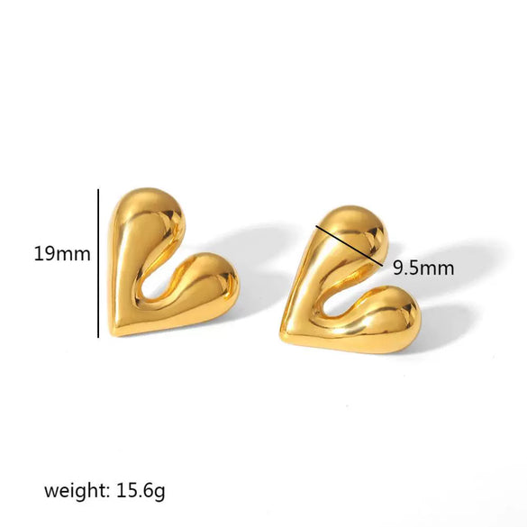 Highgrade Butterfly Pearl Earrings Titanium Steel With The Crown Pattern Electroplated