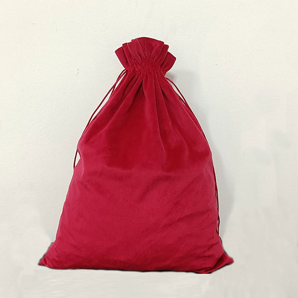 Highgrade Velvet Jewelry Drawstring Gift Dustproof Makeup Play Bag With Chain Type Design Bundle Pocket Style And Thermal Transfer Printing Process