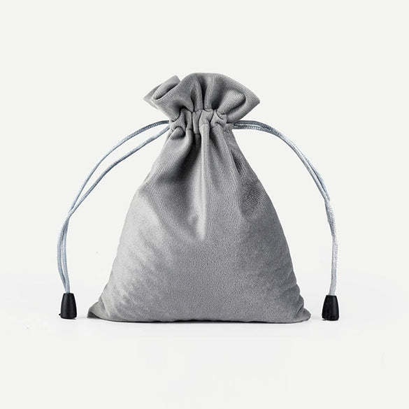 Highgrade Velvet Jewelry Drawstring Gift Dustproof Makeup Play Bag With Chain Type Design Bundle Pocket Style And Thermal Transfer Printing Process