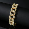 Hip Hop Alloy Geometric Bracelet With Electroplating Treatment