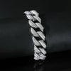 Hip Hop Alloy Geometric Bracelet With Electroplating Treatment