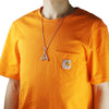 Hip Hop Baseball Bat Style Alloy Geometric Goldplated Men's Necklace