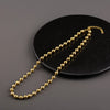 Hip-hop Classic Style Solid Color Stainless Steel Plating 18k Gold Plated Unisex Necklace