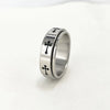 Hip-Hop Cross 304 Stainless Steel Unisex Rings