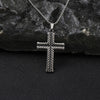 Hip-Hop Cross 201 Stainless Steel Polishing 18K Gold Plated Men'S Pendant Necklace
