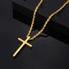 Hip-Hop Cross 304 Stainless Steel Plating Gold Plated Silver Plated Men'S Pendant Necklace
