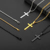 Hip-Hop Cross Stainless Steel Titanium Steel Polishing Unisex Necklace Men Pendant Necklaces