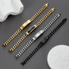 Hip-Hop Customization Laser Engraving Solid Color 304 Stainless Steel Plating Men'S Bracelets Men Chain Bracelets