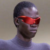 Hip-Hop Exaggerated Punk Geometric Pc Oval Frame Frameless Men'S Sunglasses