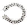 Hip Hop Geometric Rhombus Full Diamond Cuban Chain Necklace Fashion Unisex Statement Jewelry